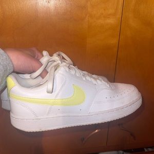 Women’s Nike Airforce w/ Yellow Swoosh